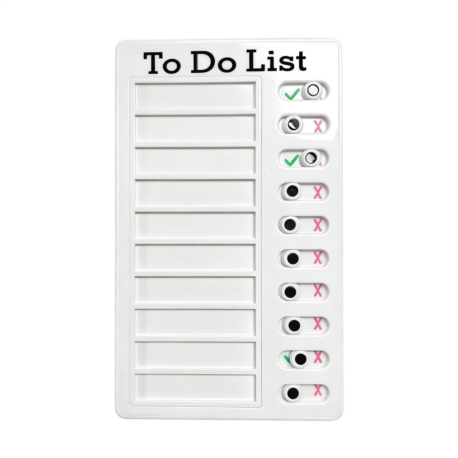 Tabla de tareas para adultos, tabla de horarios deslizante reutilizable, tabla de rutina, lista de verificación, para planificación de tareas, hogar, escuela, oficina, aula, niños y adultos