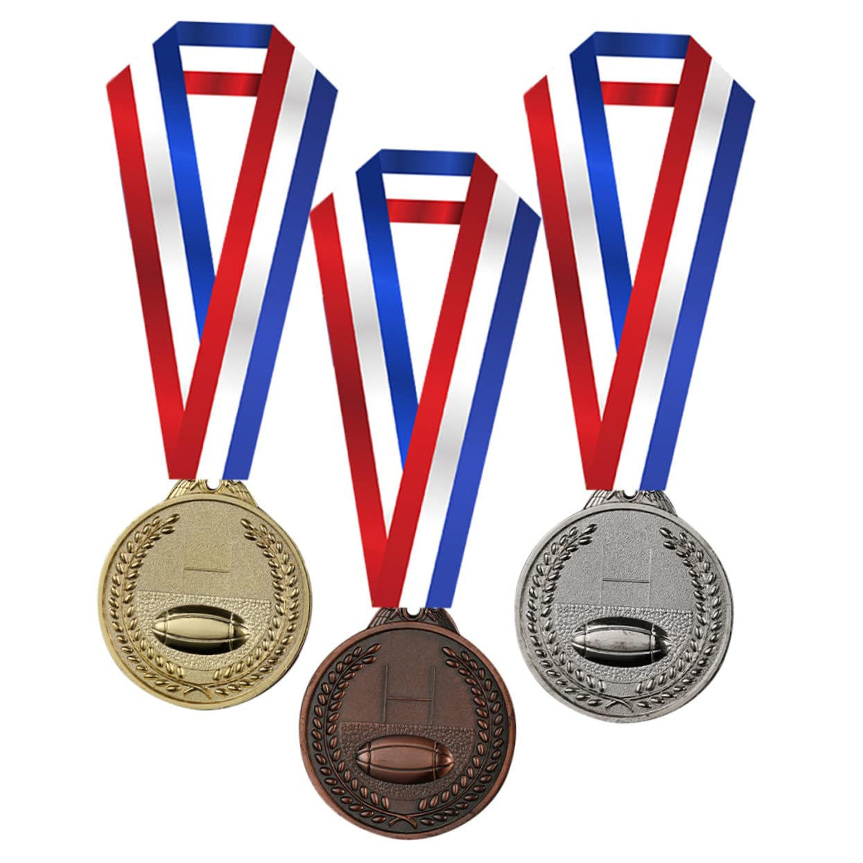BESPORTBLE Medallas De Premio del Concurso Cotillon Fiesta Cotillones Medallas De Futbol para Medallas para Rugby Medalla De Competencia Medallas