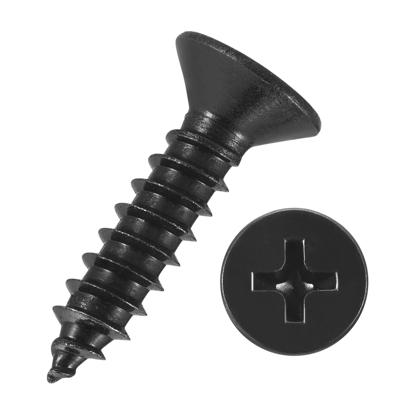 Kozelo 200pcs Phillips Flat Head Wood Screws