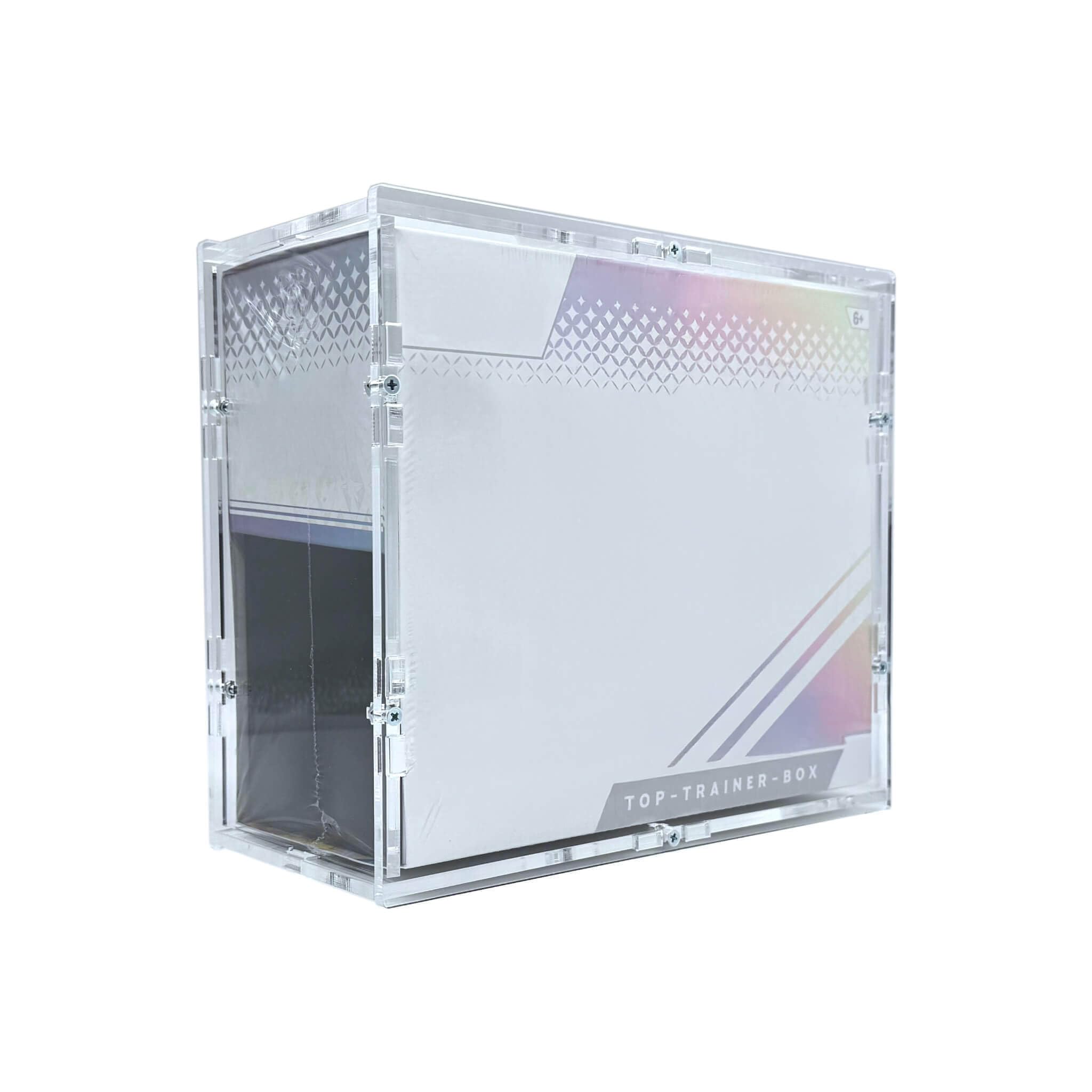 TCG Cases Selbstaufbau Acryl Case Made in Germany passend für Pokemon Top Elite Trainer Box ETB TTB Hardcover Protektor Schutzhülle Protection Selbstaufbau