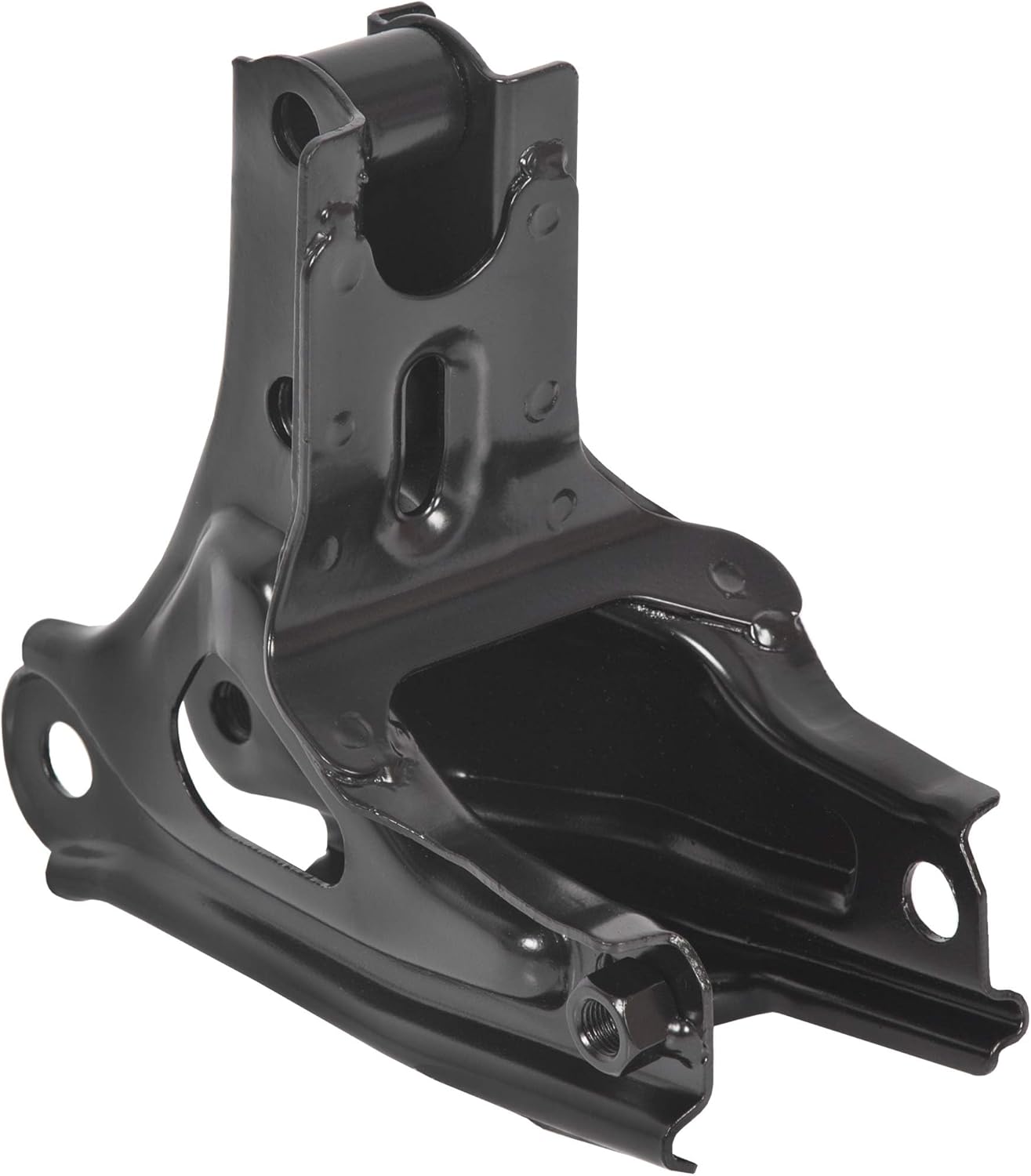 ECOTRIC Rear Engine Mount T Bracket Compatible with 1999 2000 Honda Civic B16 Si Replacement for 50827-S04-N10 Steel Black