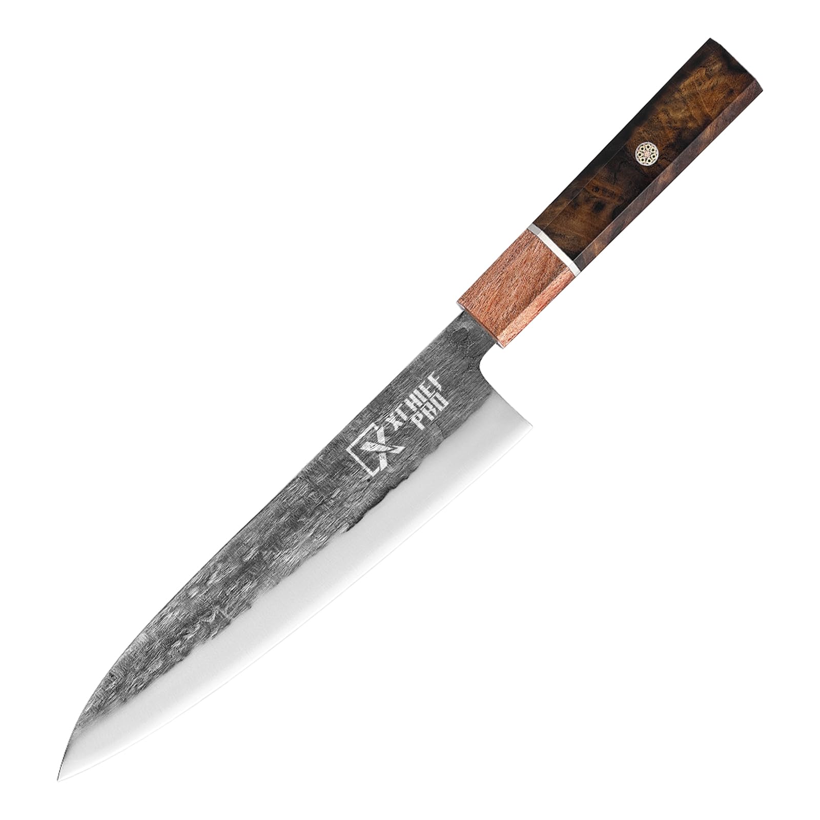 8'' Japan Gyutou Chef Knife - Sharp Japanese High-Carbon Steel Cooking Knife for Meat Cutting, Gift for Mom or Dad, Kitchen Gadgets with Premium Gift Box