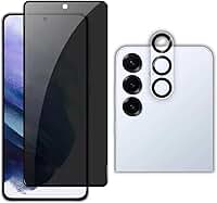Película Privacidade De Vidro 3D + Pelicula De Câmera Para Samsung Galaxy S25 FE
