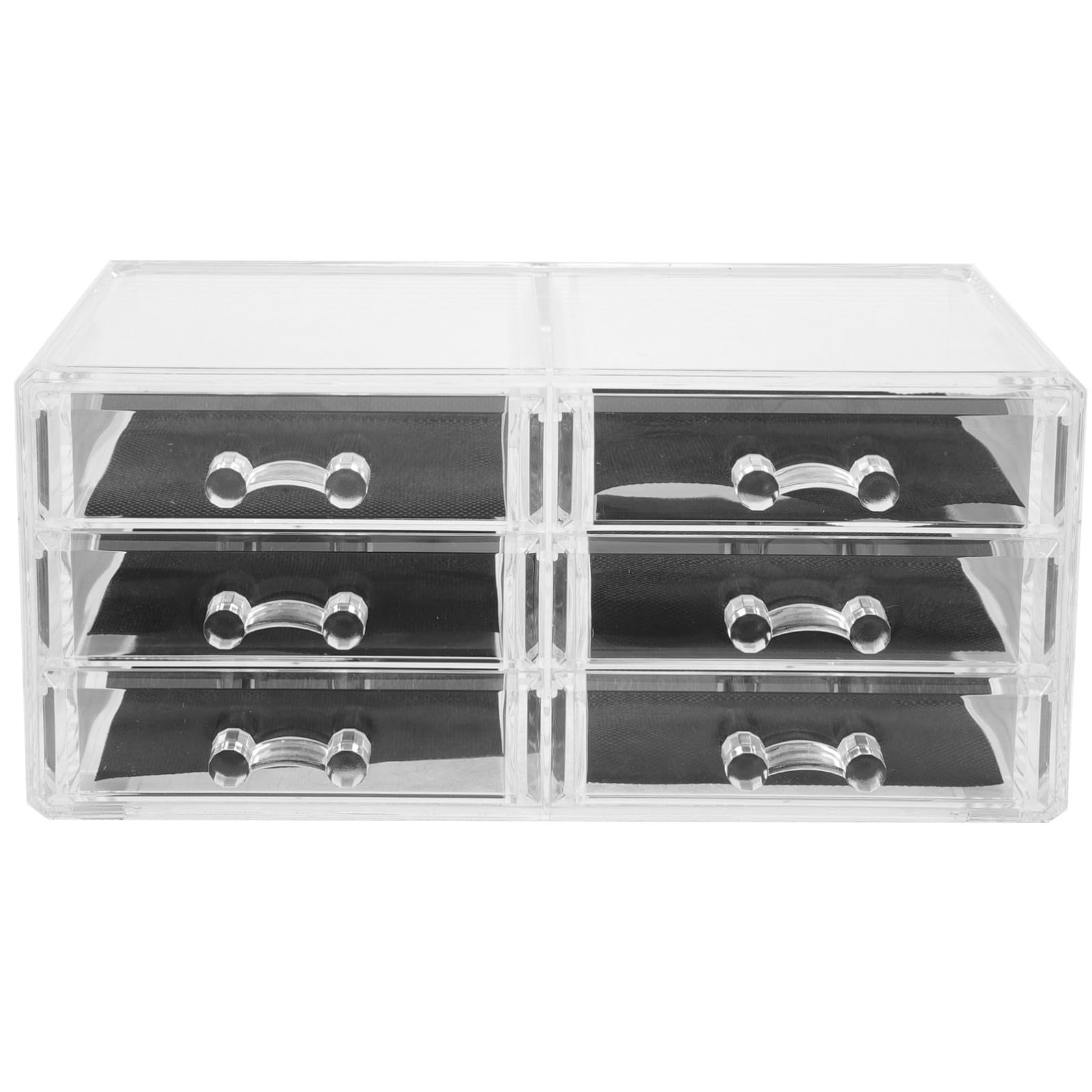 ibasenice Organizer Cosmetici Grande Capacità Acrilico 3 Trasparenti Porta Trucchi per e Accessori per Bagno e Camera da