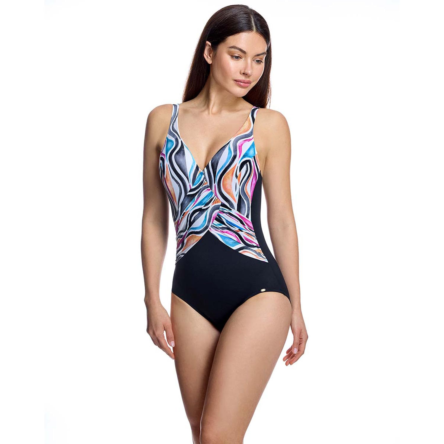 ORY Bañador Mujer Traje de Baño de Escote Cruzado W260270