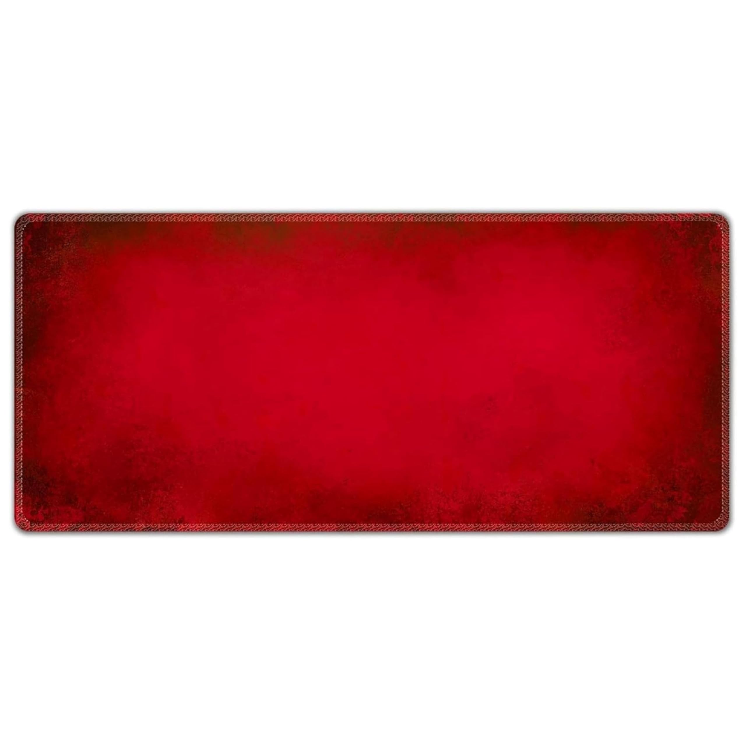 Silent Monsters Alfombrilla de ratón Ordenador XXL 900 x 400 mm, Mouse Pad Grande Tela, Rojo, Antideslizante y silenciosa, para Gaming, Oficina, Home Office, Lavable, Enrollable, Cosida