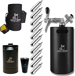 Kit Chopeira Vacuum Keg Portátil About Beer 5 E 2 Litros