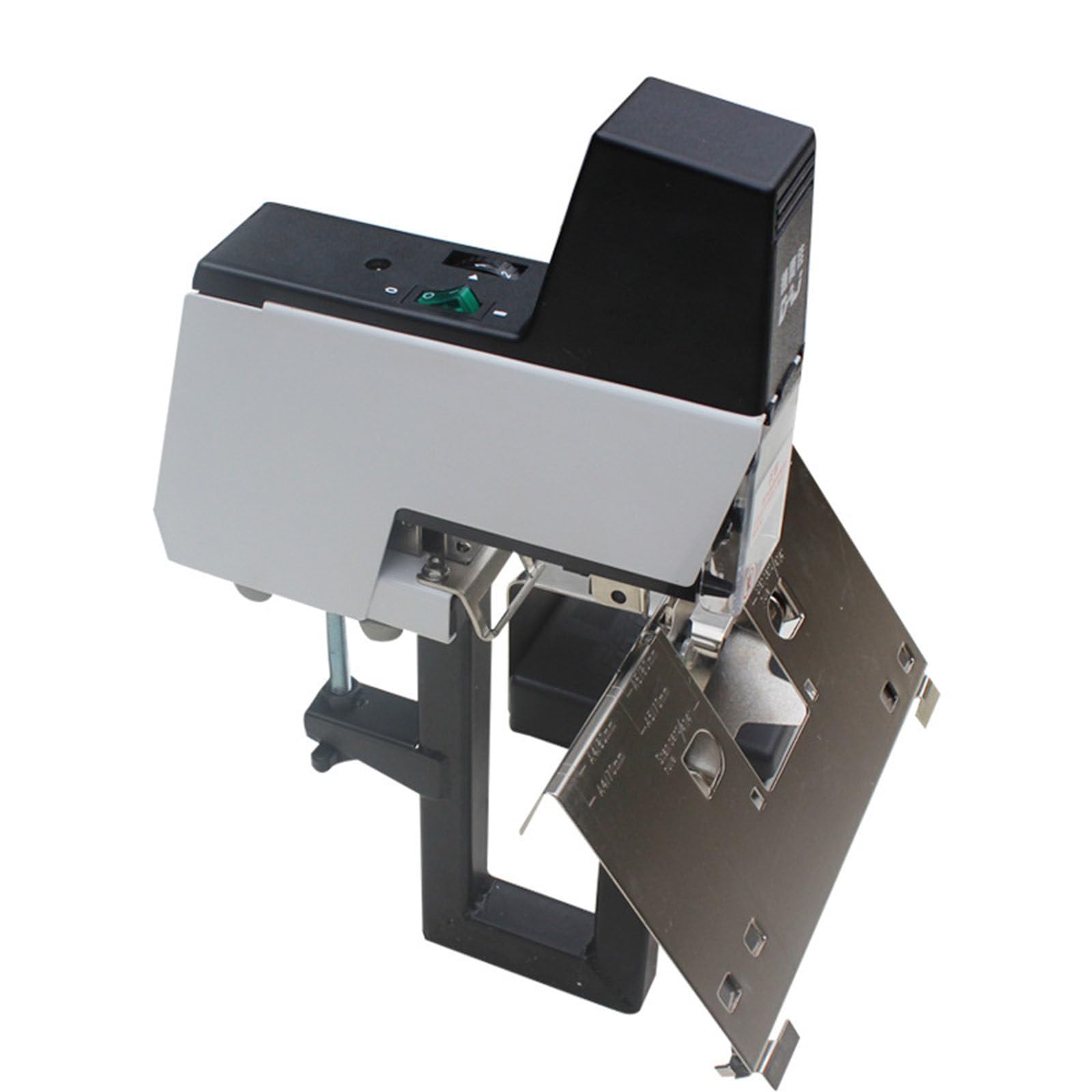 Macchina rilegatrice per libri con pinzatrice per impieghi gravosi da 220 V, macchina rilegatrice elettrica rapida, piatta, 2-30 fogli