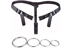 FREDORCH Chastity Anti-Off Device with Adjustable Auxiliary Belt