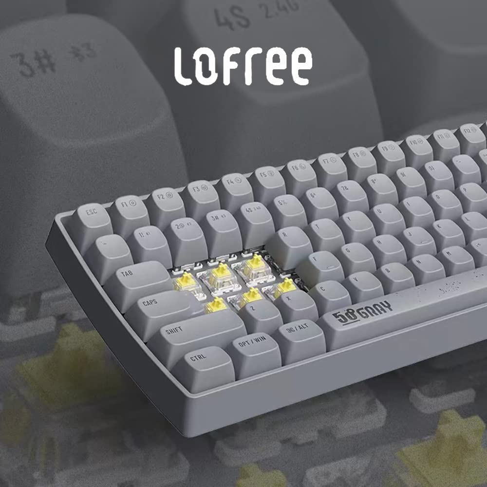 Amazon | 【Lofree専門店】 キーボード ワイヤレス Bluetooth 2.4G USB