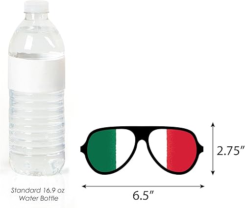 Miniatura 4 de Big Dot of Happiness Viva México - Juego de accesorios para cabina de fotos para fiesta del Día de la Independencia de México, 10 unidades