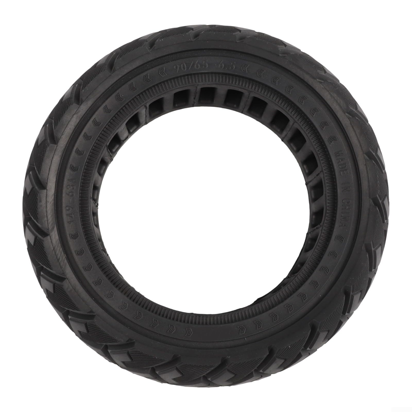 11-Inch Solid Tyre 90/65-6.5 Wear-Resistant Anti-Slip Off-Road Rubber Wheel for Zero 11X Electric Scooter Replacement Part