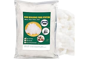 200g / 7.1oz Premium Fiber Fill for Crafts, Pillows, and More
