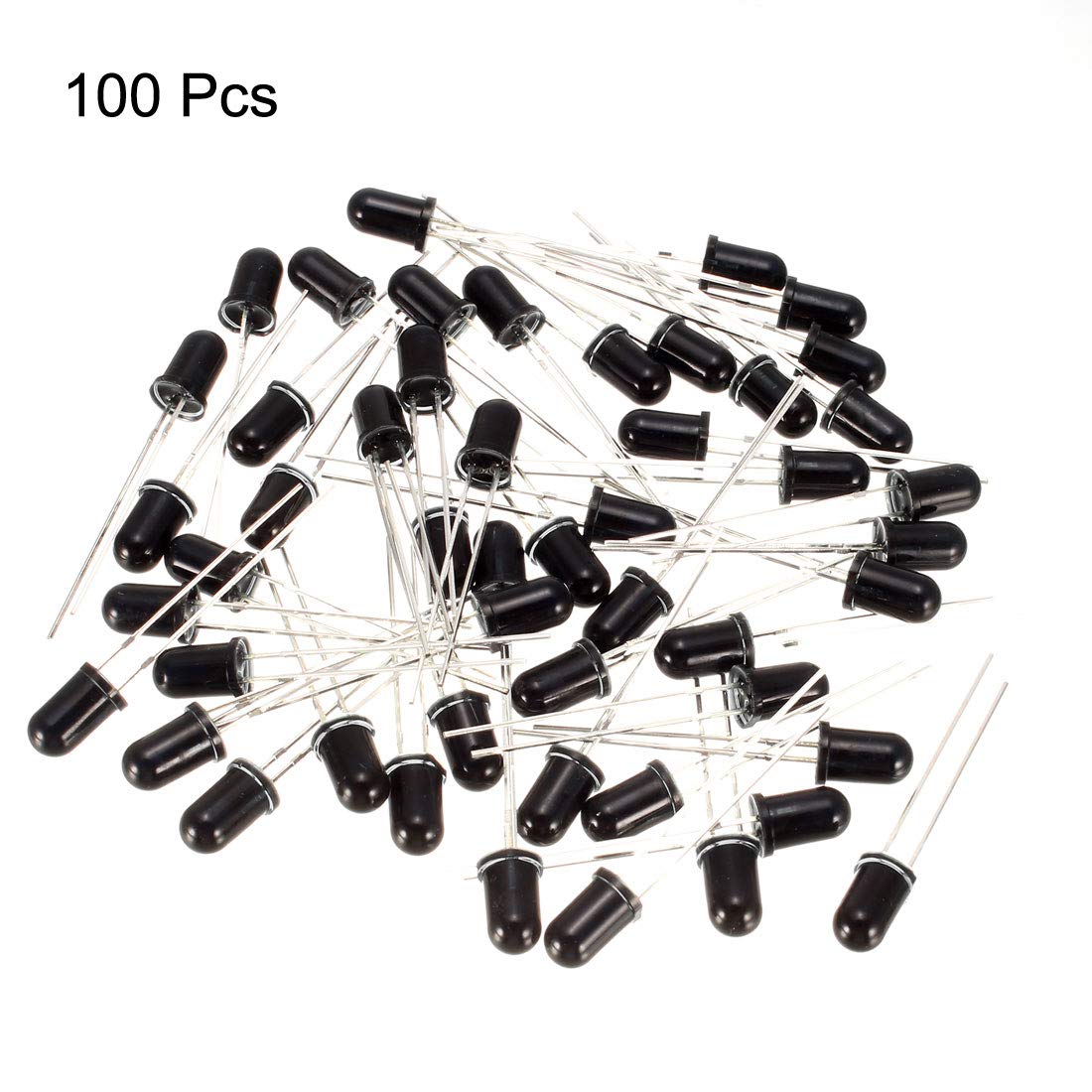 XYWHPGV Fotodioden 100 Stück - 3mm Lichtsensoren Transparent