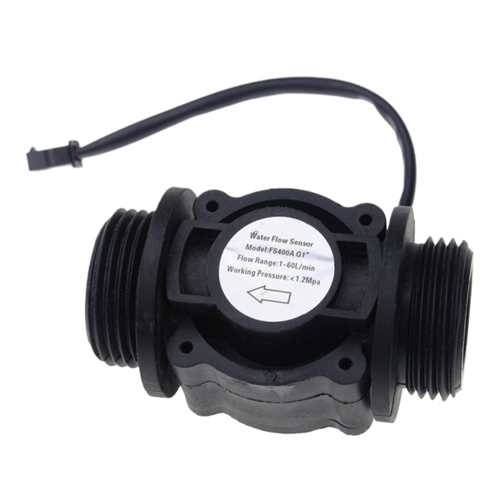 Medidor de agua fría para jardín y hogar. 2 Uds., Sensor De Flujo De Agua, Medidor De Flujo De Combustible Y Aceite, Medidor De Agua, Medidor De Flujo De 1 A 60 L/min, Indicador De Contador De Sensor