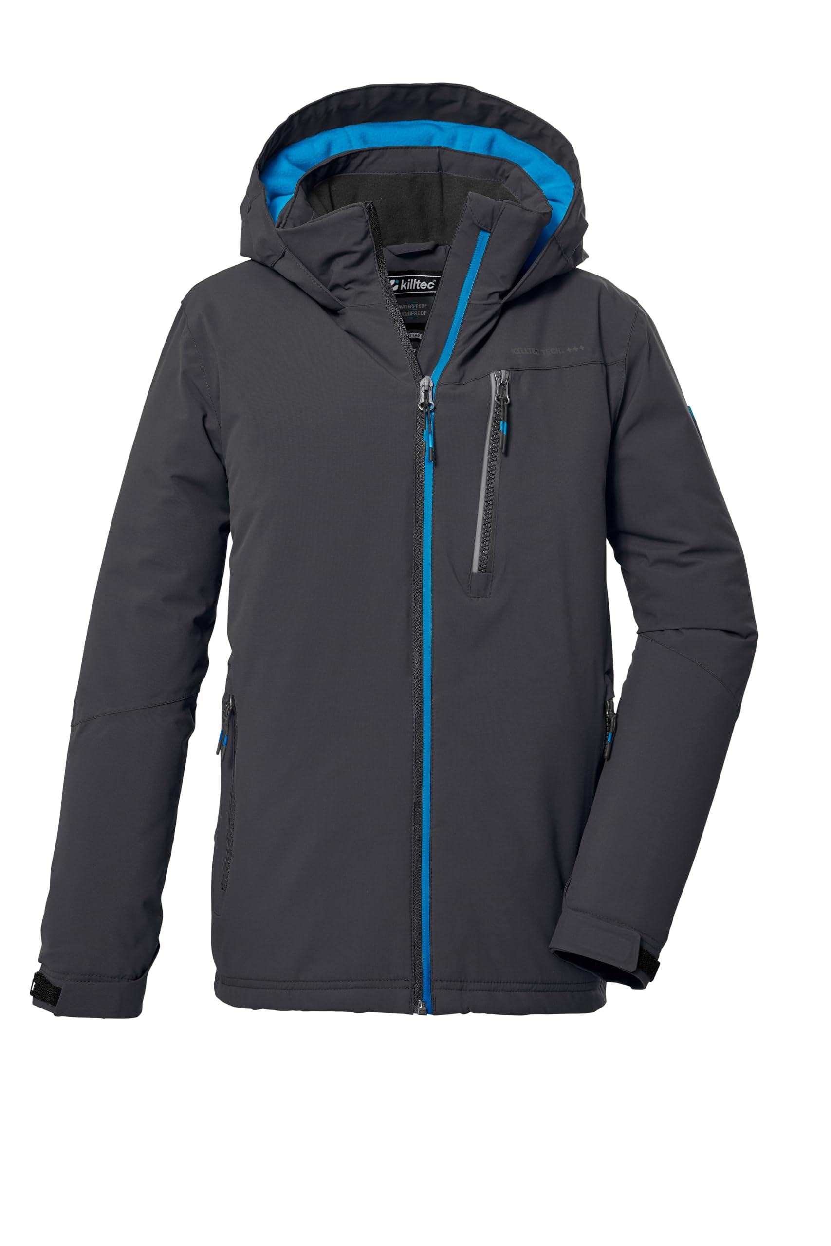 Killtec Jungen Kow 159 Bys Jckt Funktionsjacke mit Kapuze/Winterjacke ist wasserdicht