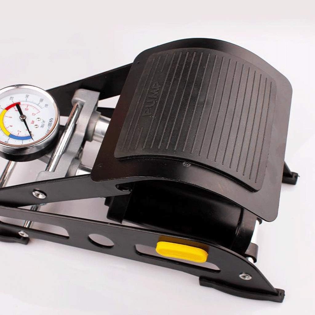 カーフットポンプエアポンプダブルシリンダー自転車ポンプペダルエアポンプエアコンプレッサー (Color : C)