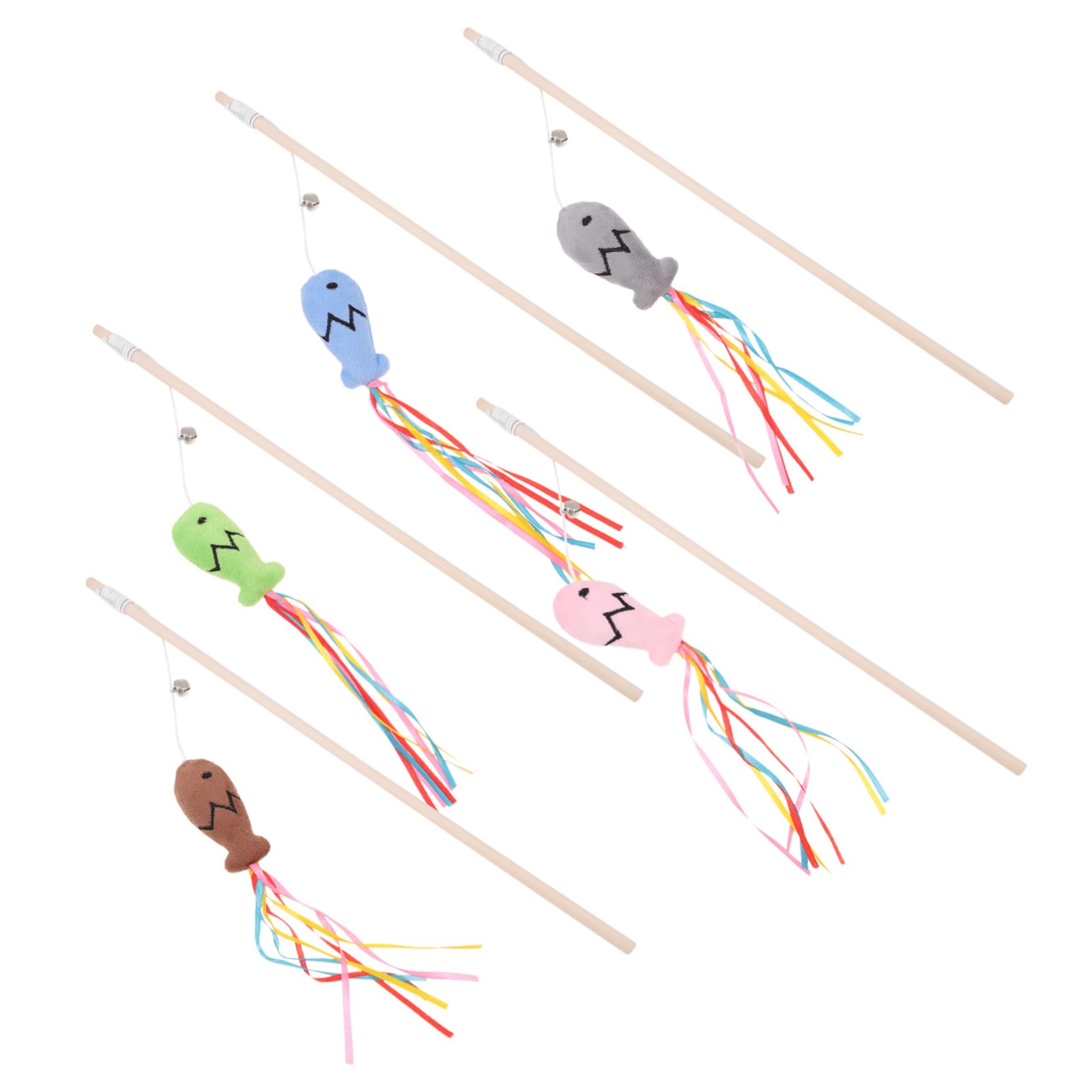FRCOLOR 15 Piezas de Juguete de Entrenamiento Seguro para Gatos con Hierba gatera, Juguete Interactivo para Mascotas, Juguete Interactivo para Mascotas, Gatitos