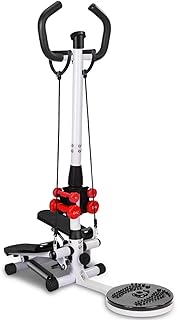 SCIAZA Workout Machine For Home Use Stepper With Handlebar And Dumbbell LCD Display Exercise Stepper Legs Thigh Toning Machine Efficency