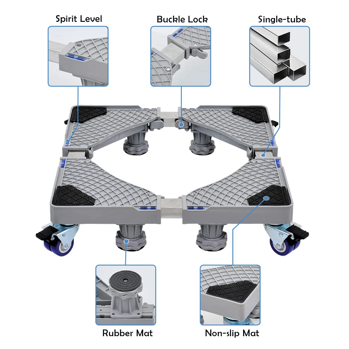 Fridge Stand Universal Mobile Base Movable Washing Machine Base Stand