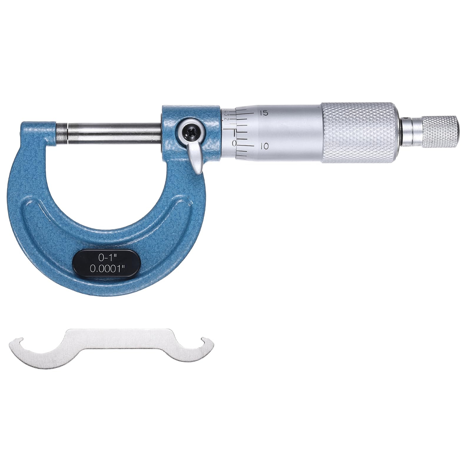 Rango de 0 a 1 Pulgada, precisión de +/-0,0001 Pulgadas, con Tope de trinquete. Herramienta de medición de precisión de Grado Industrial para Metal, Ideal para maquinistas e Ingenieros.