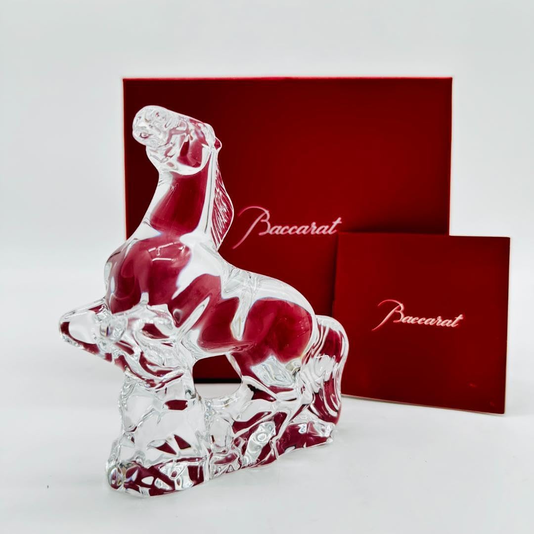 Amazon.co.jp: バカラ 置物 干支 午 馬 ウマ 十二支 Baccarat 置物 