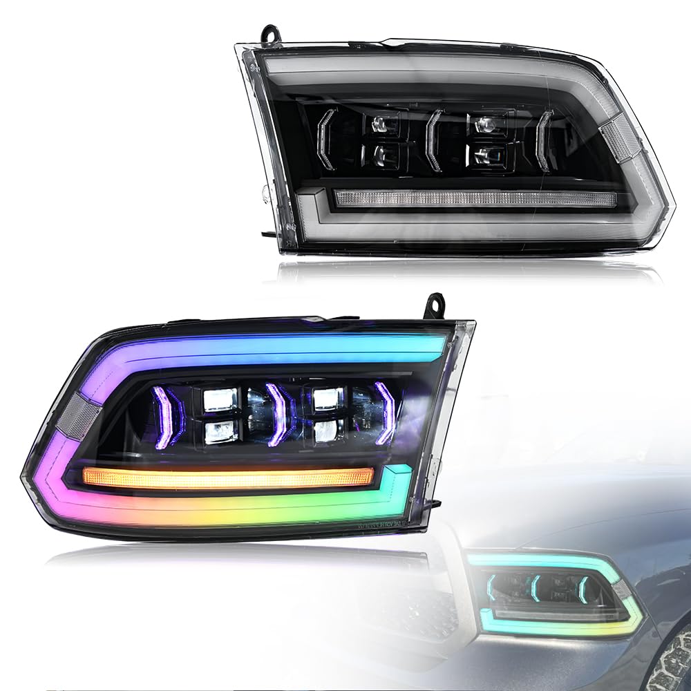 Amazon.com: COOLCMP Projector Headlights for 2009-2018 Dodge RAM