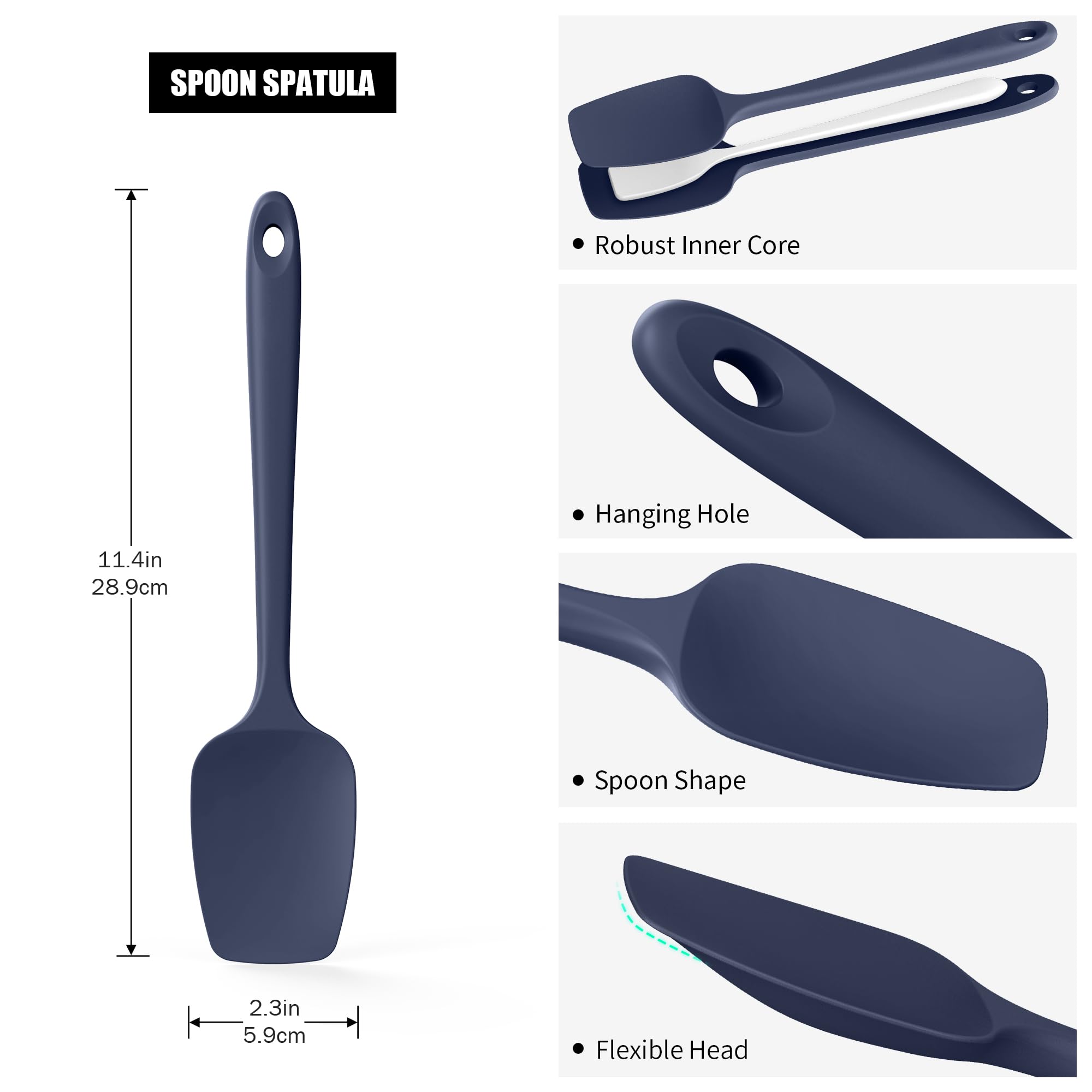 Doosu Silicone Spoon Spatula - Image 2