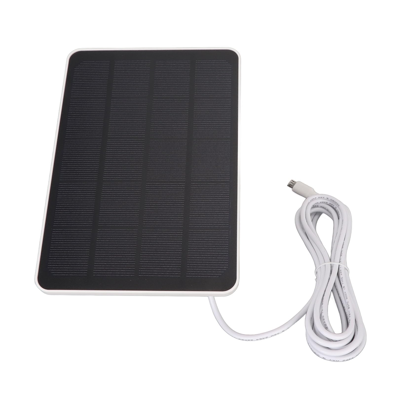 GOTOTOP S340 Pannello solare wireless da esterno 5 V 4 W, pannello solare IP65 per telecamera di sorveglianza esterna, pannello solare di ricarica per fotocamere da trail, adattatore per scheda di