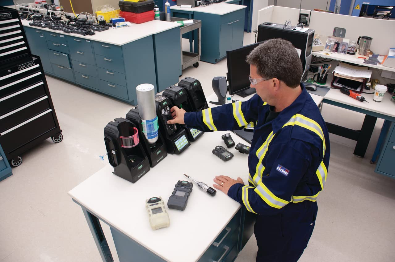 옆 view of the MSA Galaxy GX2 Automated Test System showing various connection ports.