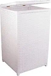 Cesto de Roupa Fibra Sintética 100 Litros 40x40x70 BRANCO