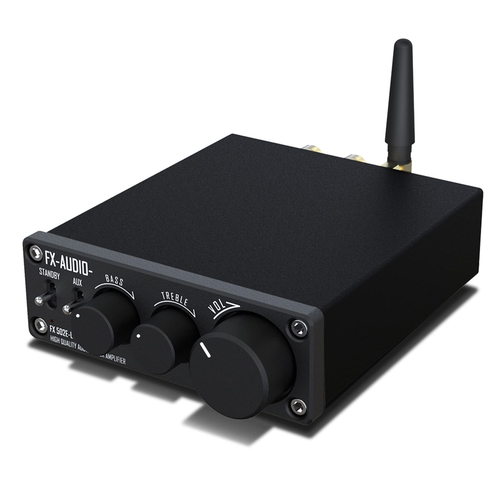 FX 502E-L HiFi 2.0 BT 5.1 Full Digital Mini Power Amplifier 75W*2 Bass and Treble Adjustment