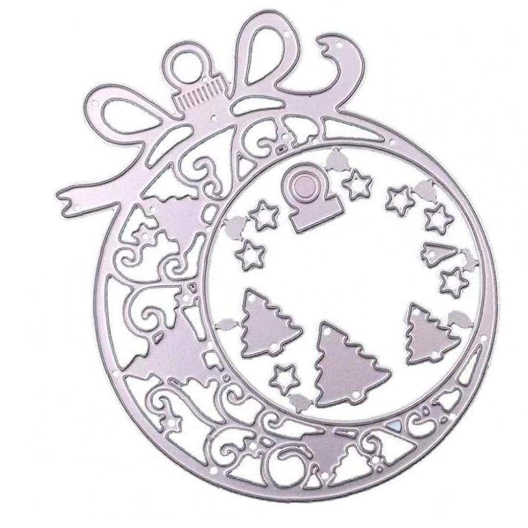 AMOYER 1pc Christmas Snowflake Die Cuts Carbon Steel Scrapbooking Cutting Stencils Paper Card Photo Album Background Cutting Template