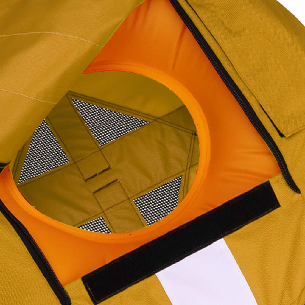 Heavy Duty Scuba Diving Freediving Diver Snorkeling Spearfishing Surface Marker Buoy/Safety Buoyancy Signal Float Gear Equipment, Yellow