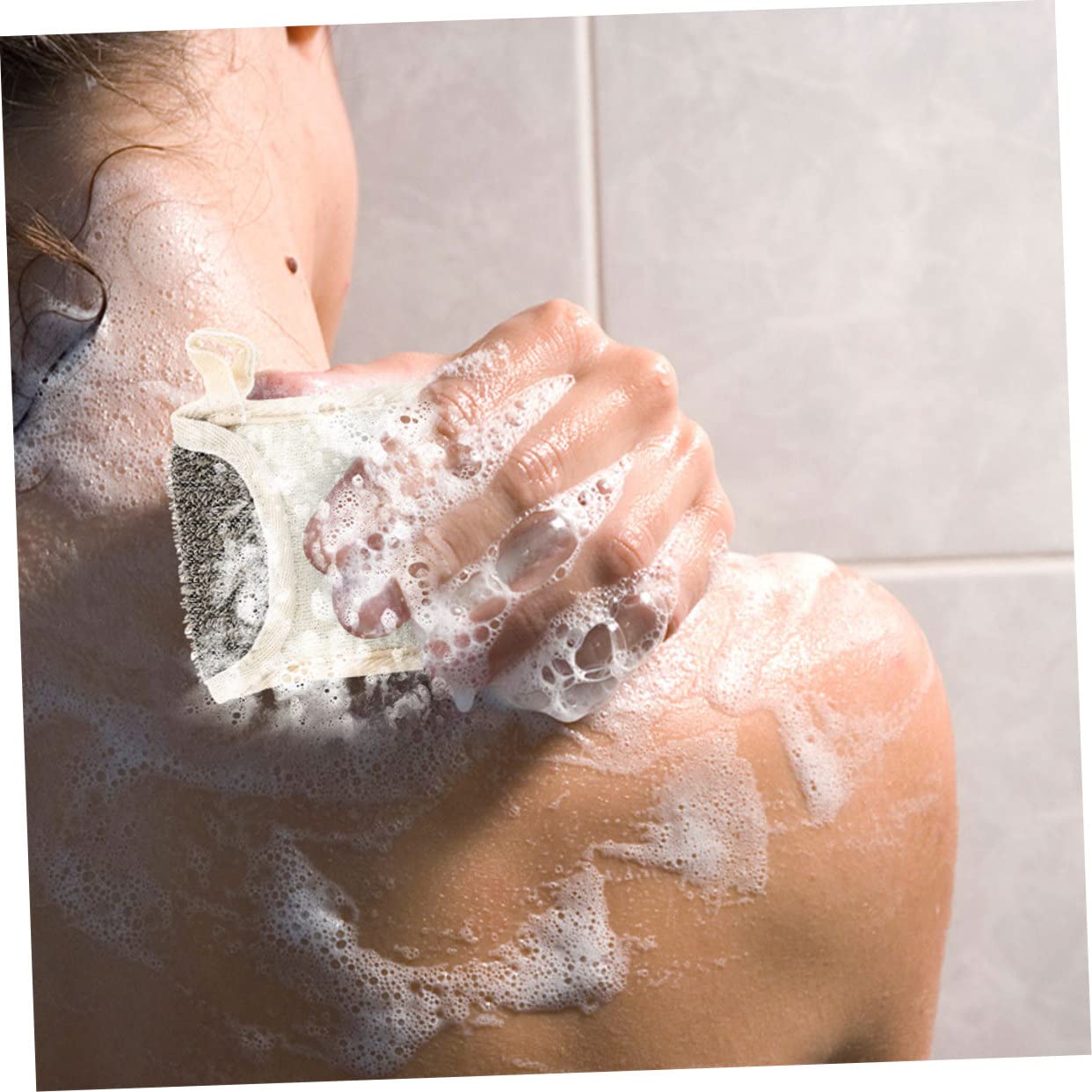 MAGICLULU 15 Pz custodia per sapone fatta a mano sacchetti di sapone per la casa esponja para bañarse spugne portasapone in rete sacchetto di ricezione del sapone pulito bagnoschiuma griglia