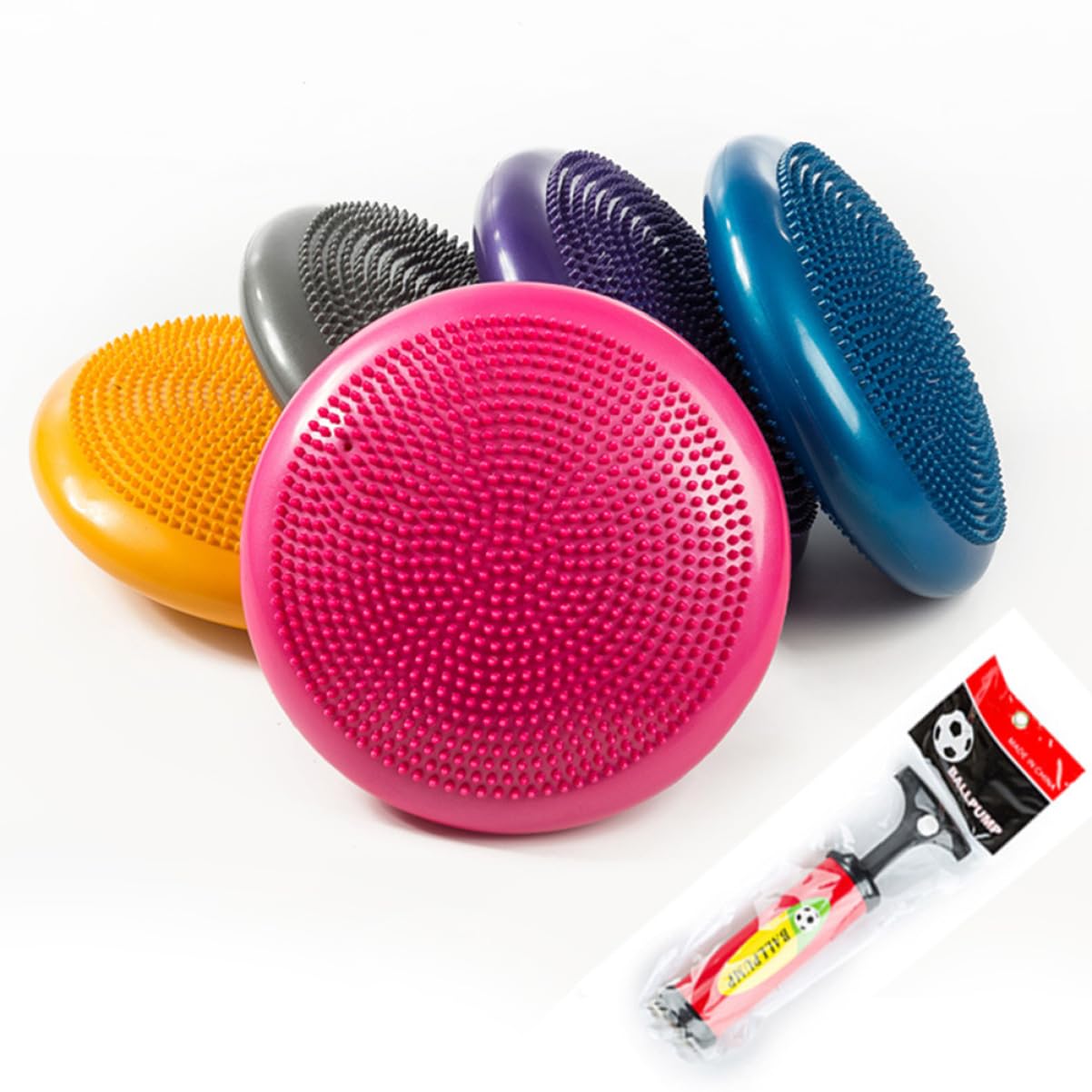 Happyyami cojín tambaleante Disco oscilante Fatiga Postura Refuerzo Centro tambalearse Juguete Auto Asiento ergonómico cojín de Asiento oscilante Disco de Púrpura