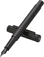 Hongdian Caneta Tinteiro Floresta Negra Ponta Fina, Black Fine Nib Fountain Pen Design Clássico com Conversor e Conjunto de Estojo para Canetas de Metal