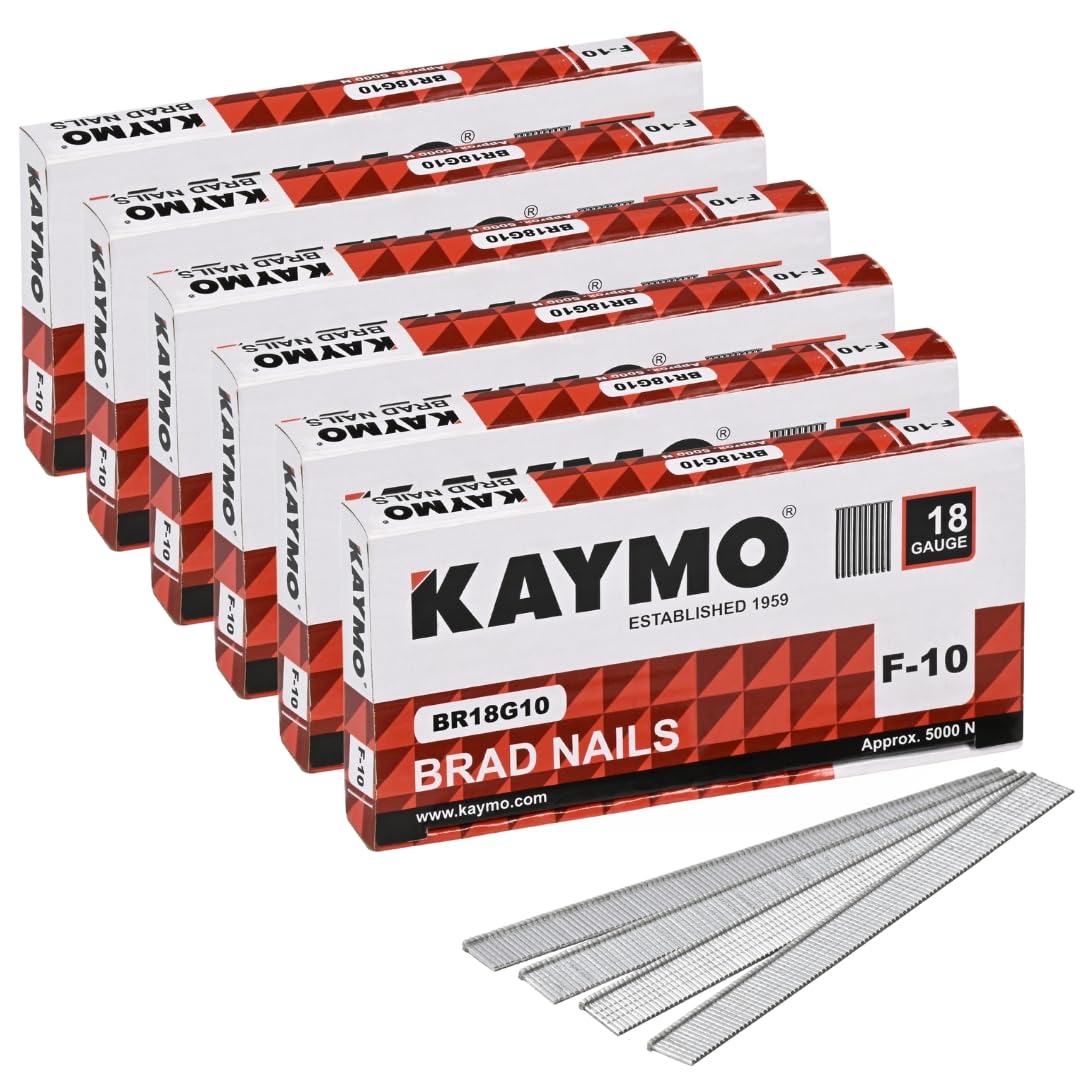 Kaymo 18G Brad Nails - 5000 Pack -20 Kaymo 18G Brad Nails - 5000 Pack -20