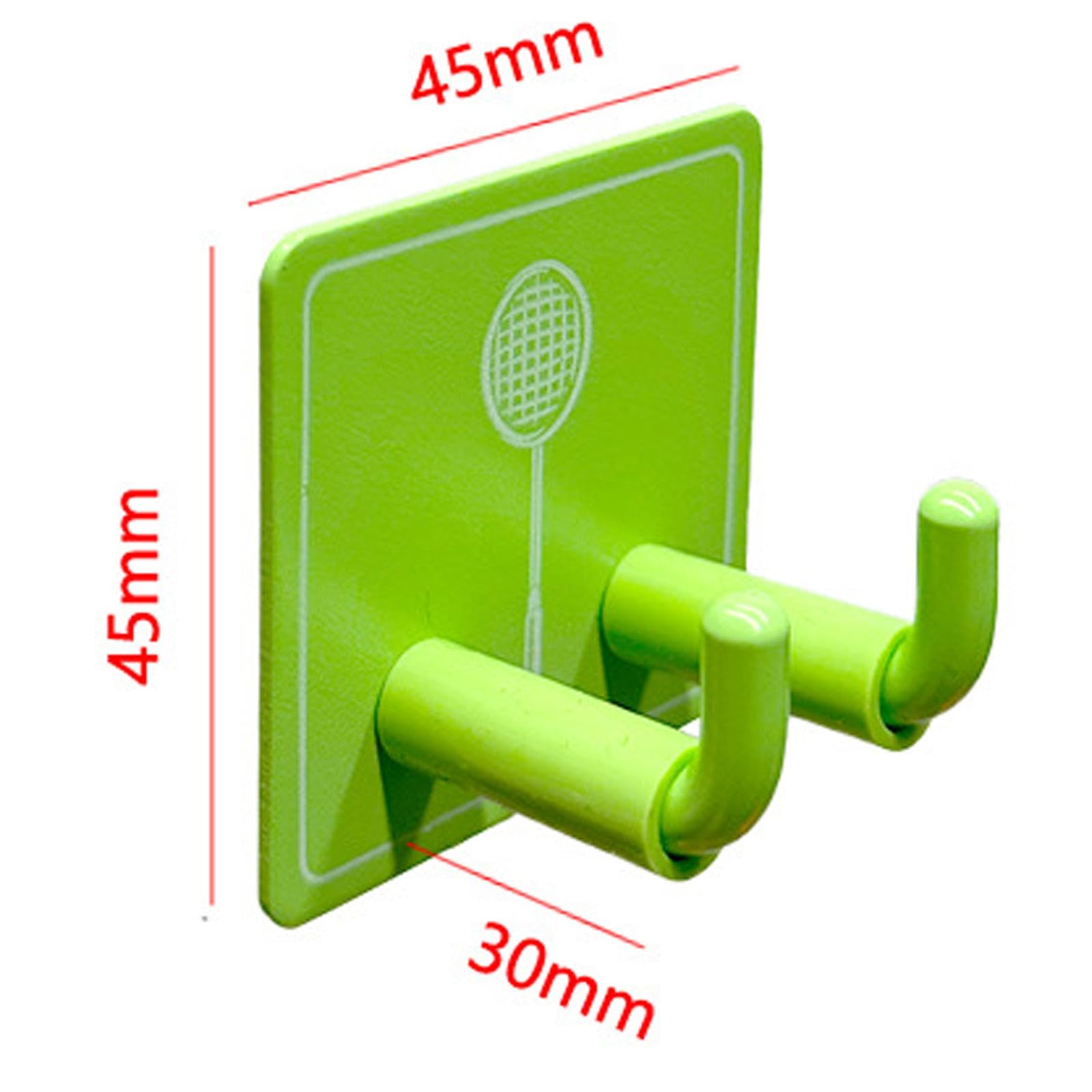 Porta Racchette da Parete (6 Pezzi), Gancio per Appendere Racchette da Tennis, Supporto per Racchette da Parete, Supporto per Racchette da Tennis