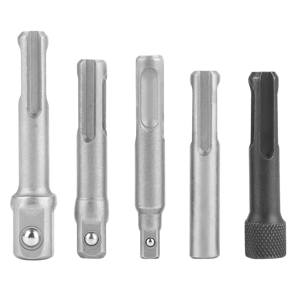 3PC SDS Plus Steel Socket Adapter + 2PC 