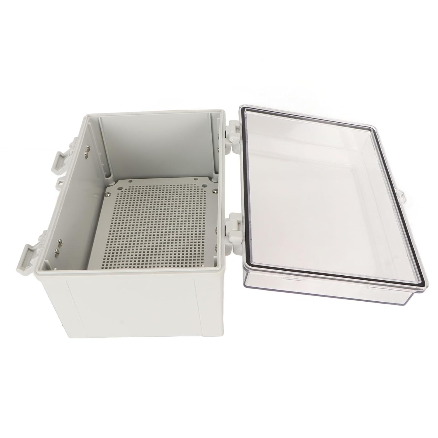 Semme Power Distribution Box IP66 Transparent Cover Sturdy ABS Electrical Junction Box 300x200x170mm for Multi Purpose Use