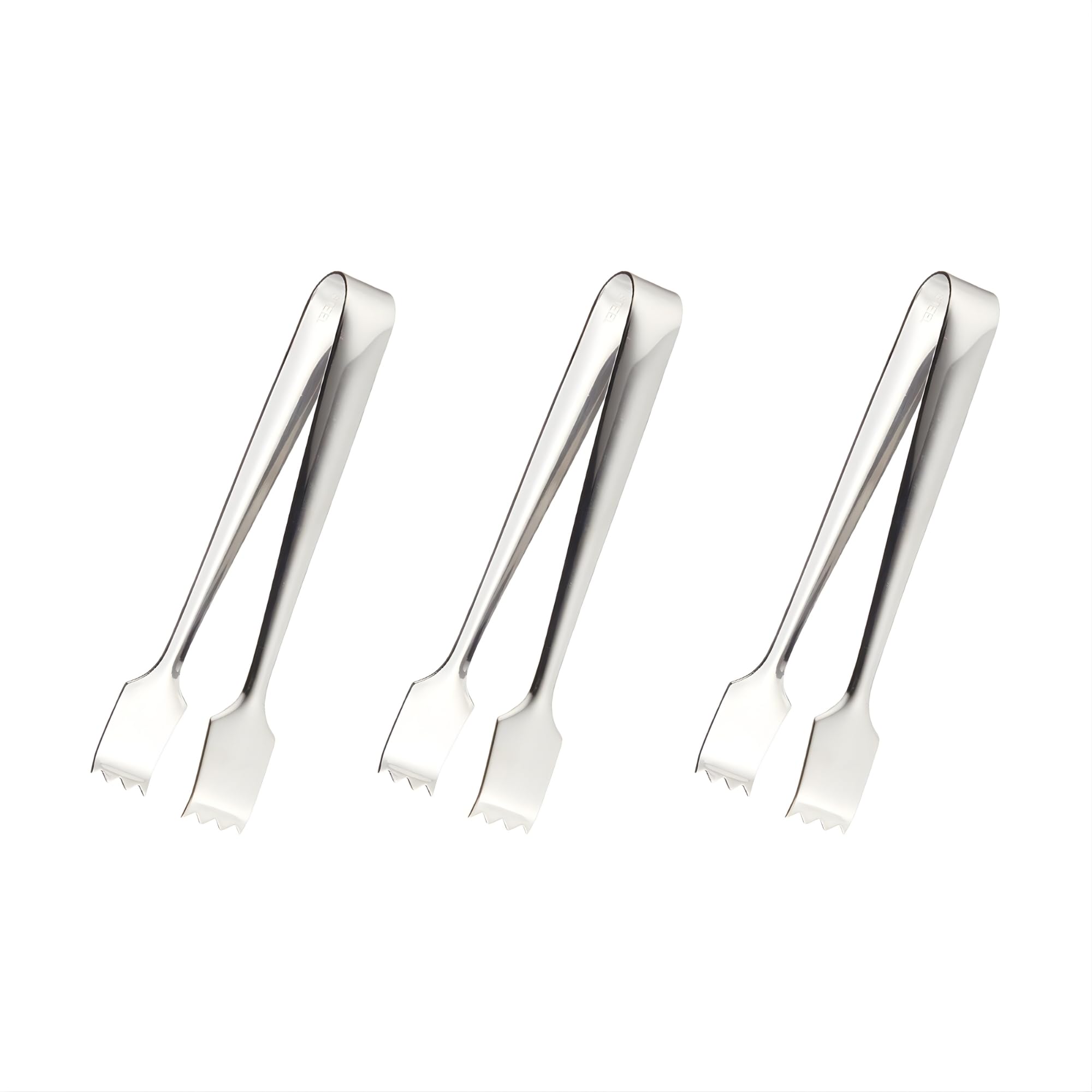 18-8 Stainless Steel Condiment Tongs, Set of 3