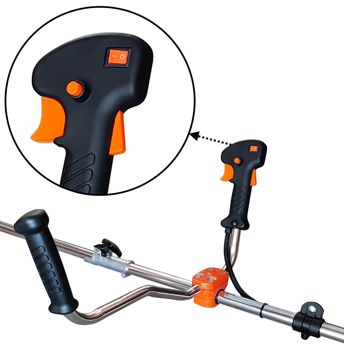 Débroussailleuse thermique 52 cm3 - 3 CV - Tête fil et lame de coupe