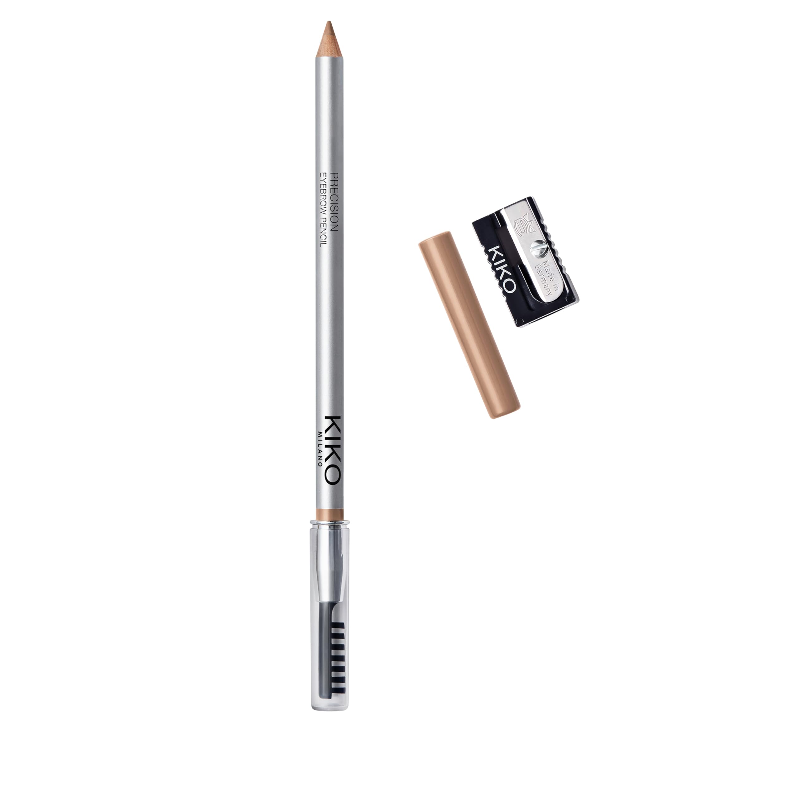 KIKO Milano Precision Eyebrow Pencil 08, Eyebrow Pencil With Micro-Precision Hard Formula And Separator Comb