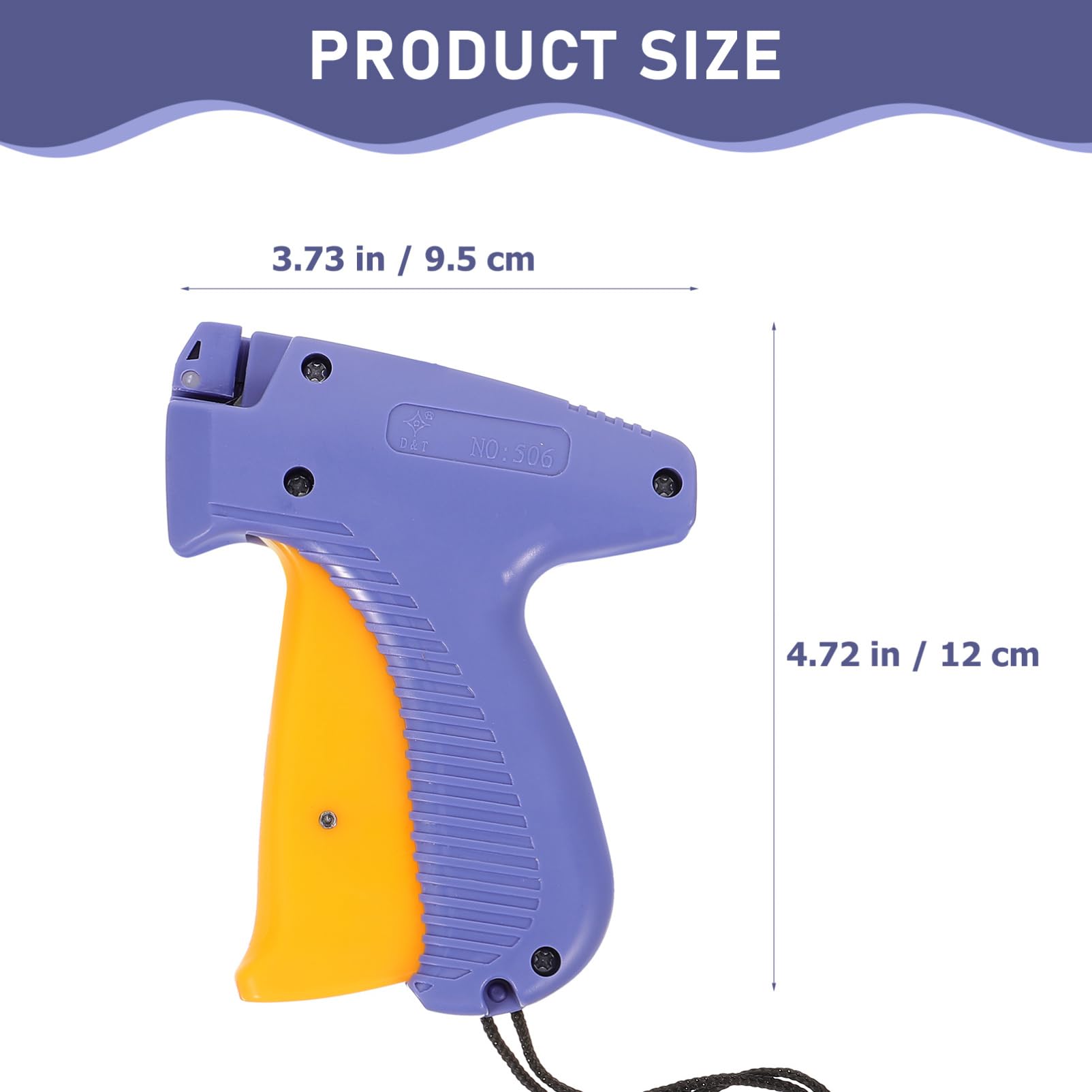 CAXUSD Label Applicator Bulk Clothes Tags Hang Tags Washable Clothing Labels Attacher for Retail