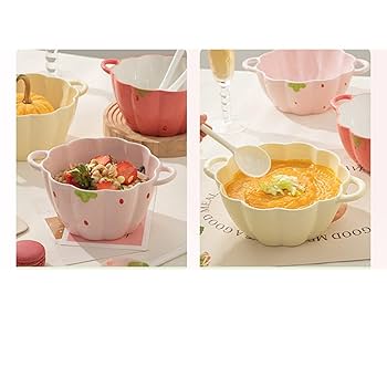 青い花柄の陶器丼 2個セット 花つなぎ玉渕4.5寸丼 しん窯 青花