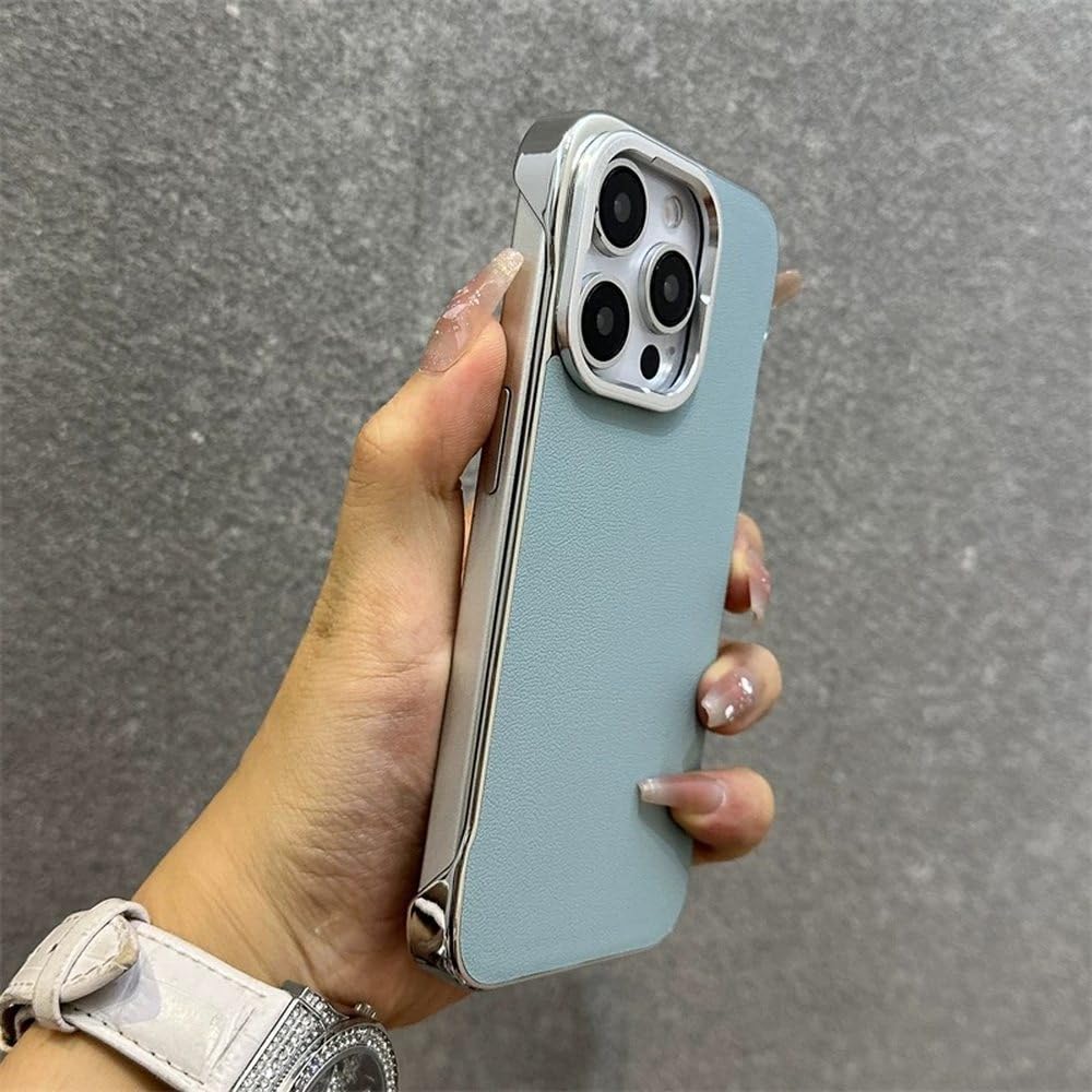 Coque en cuir iPhone 15 Pro Max fine pour éviter l'encombrement - 4