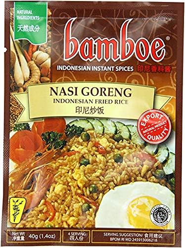 Bumbu Instant Nasi Goreng Indonesian Fried Rice Spices, 40 Gram (Pack of 3)