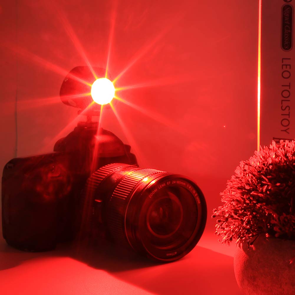 Luce Subacquea LED, Lampada Video Impermeabile per Fotografia e Riprese Subacquee fino a 40 m, Illuminatore da Immersione per Fotocamera, Action Cam e Attrezzatura Diving