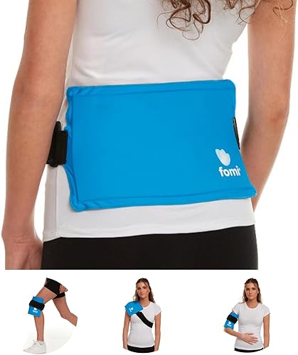 Miniatura 1 de FOMI Care - Bolsa de hielo de gel sólido para frío y caliente de alta calidad  Compresión fresca para espalda baja, hombros, rodilla, estómago